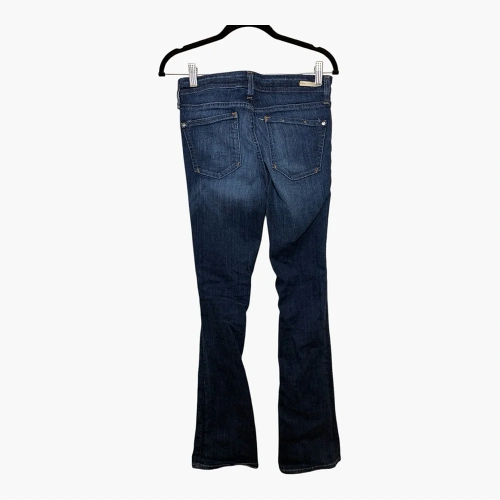 Anthropologie Pilcro Dark Wash Bootcut Mid Rise Jeans Indigo Denim Size 26